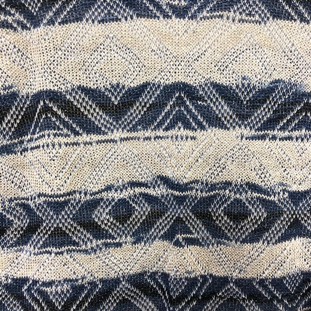 ⚡️NWT RACHEL RACHEL ROY Blue Cream Sweater D16 - Picture 4 of 6